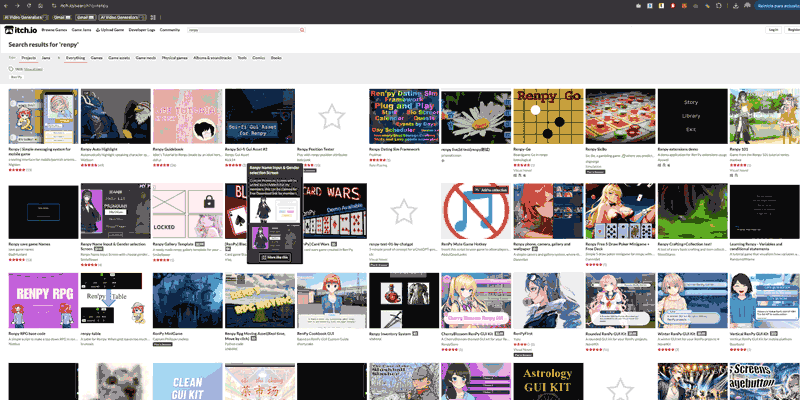 Itch.io community for Renpy is great